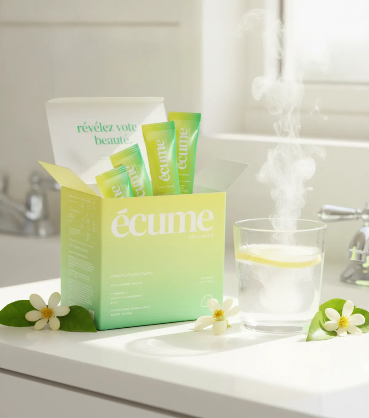 Écume Collagen (saveur citron), mon avis complet et honnête