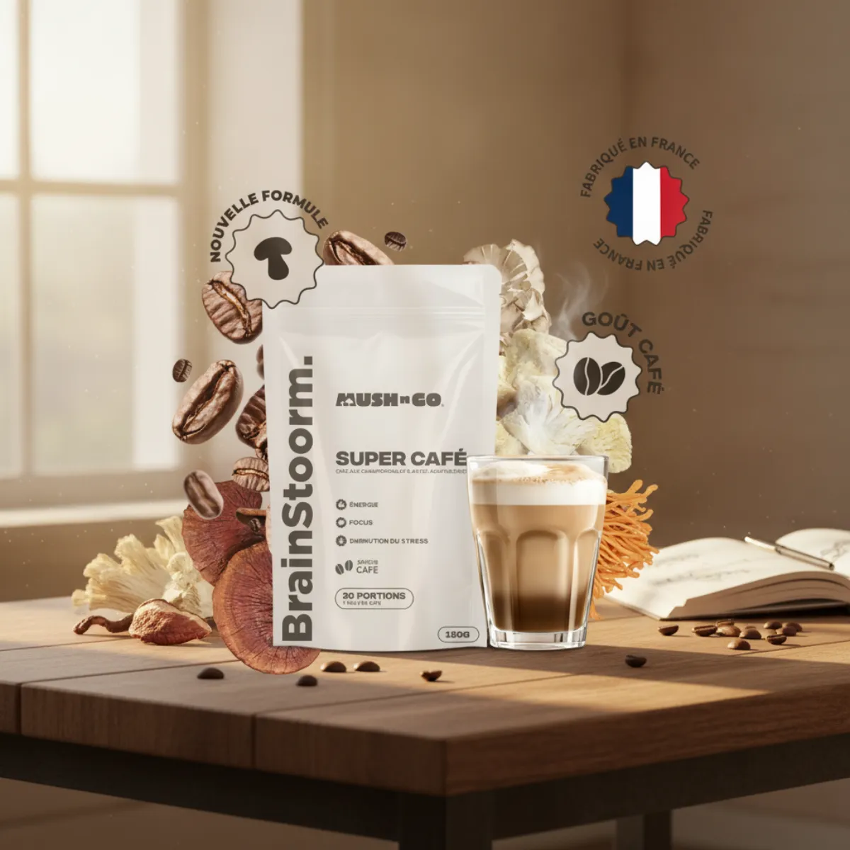 MushNGo avis : le café aux champignons Brainstoorm tient-il ses promesses ?