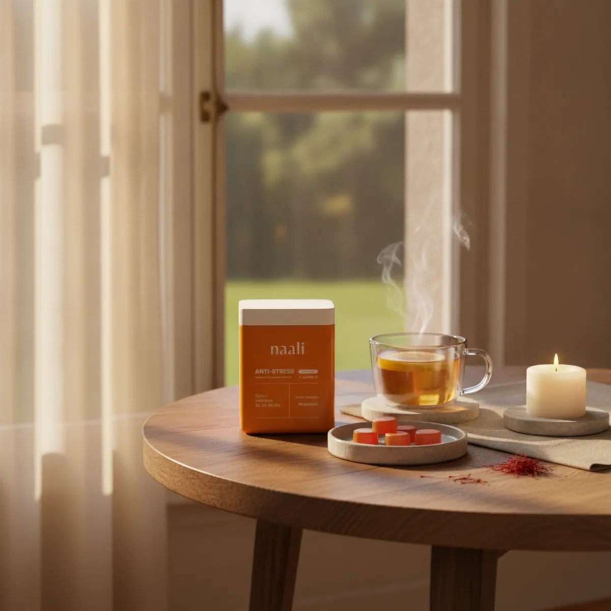 Gummies Anti-Stress au Safran de Naali, mon avis complet (dose, science et prix)