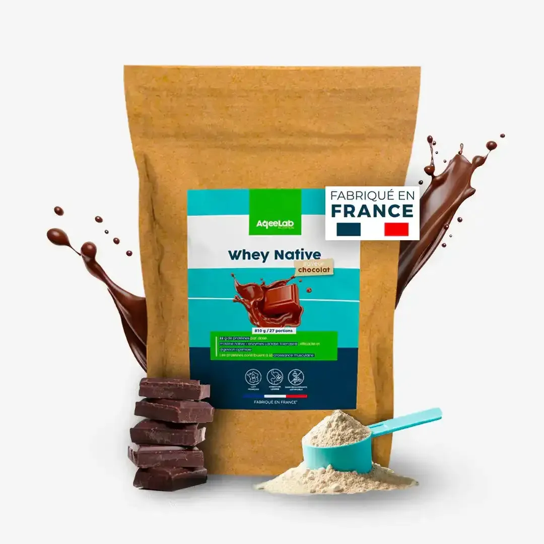 Whey Native Aqeelab, l'avis d'une équipe de santé sur une protéine extraite du lait cru