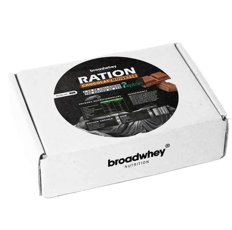 La Ration de Broadwhey, notre avis sur une barre où 41 % des protéines sont du collagène