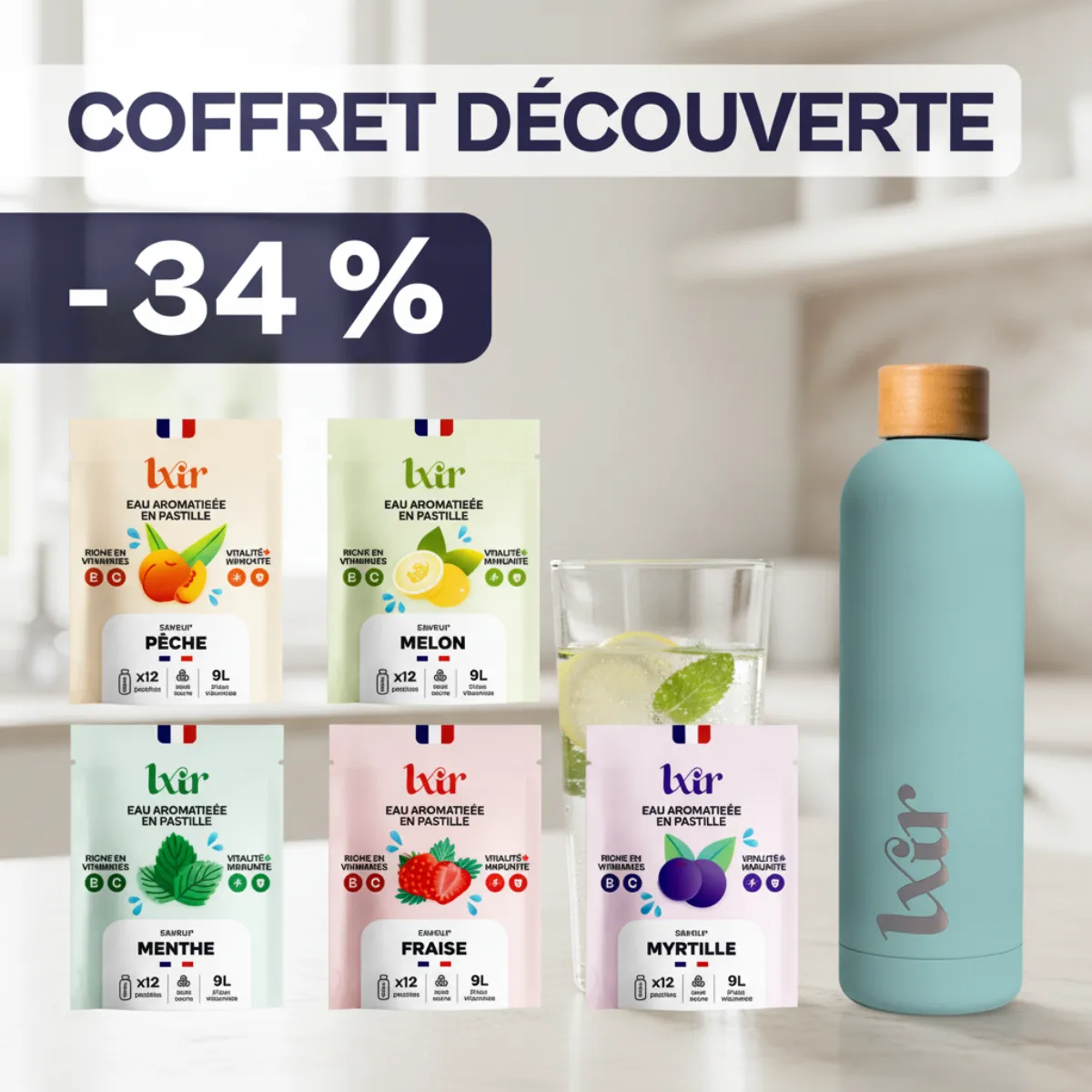 Coffret Hydratation Lxir : mon avis honnête et pourquoi ce n'est pas un électrolyte