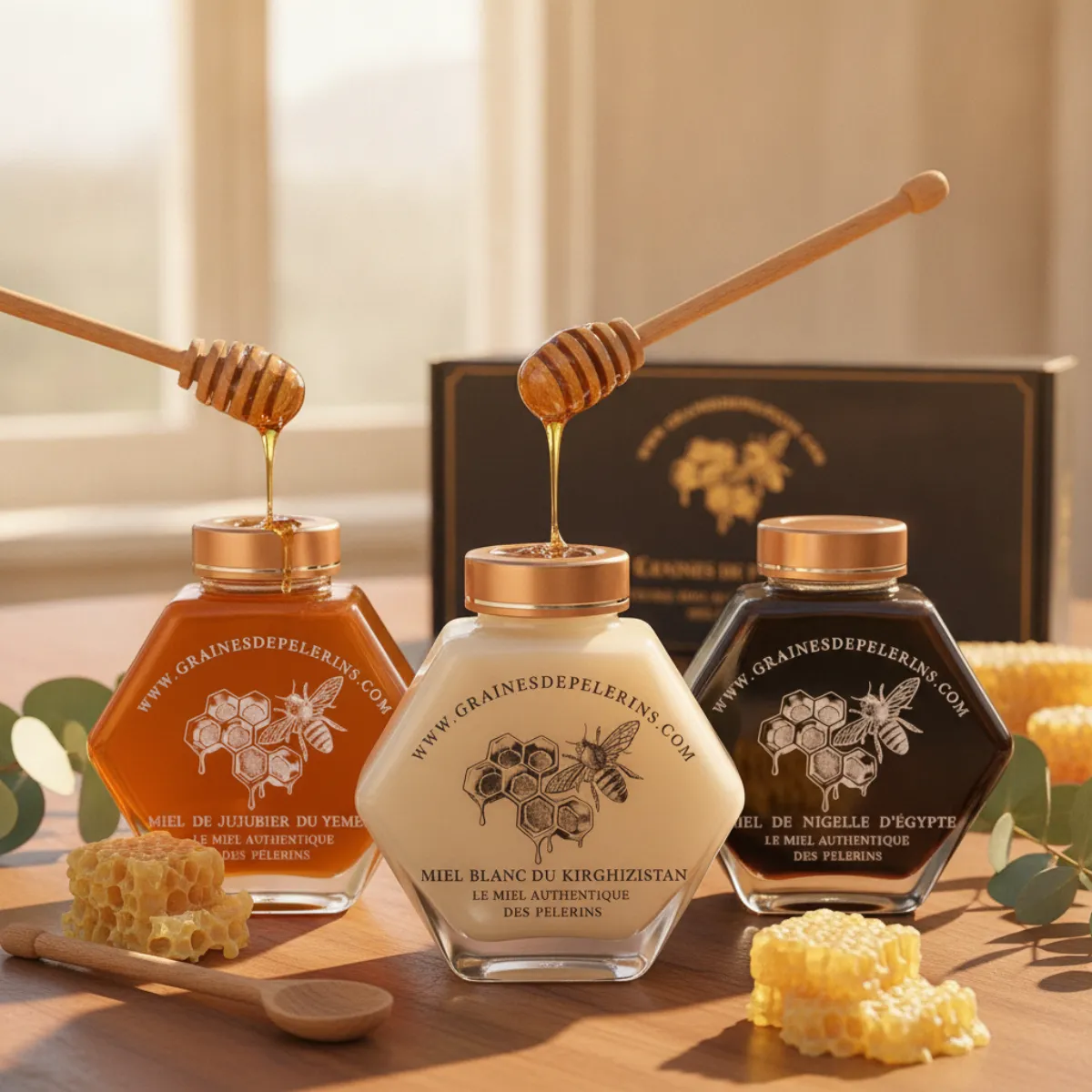 Coffret Vitalité Graines de Pèlerins : mon avis complet sur ces 3 miels rares