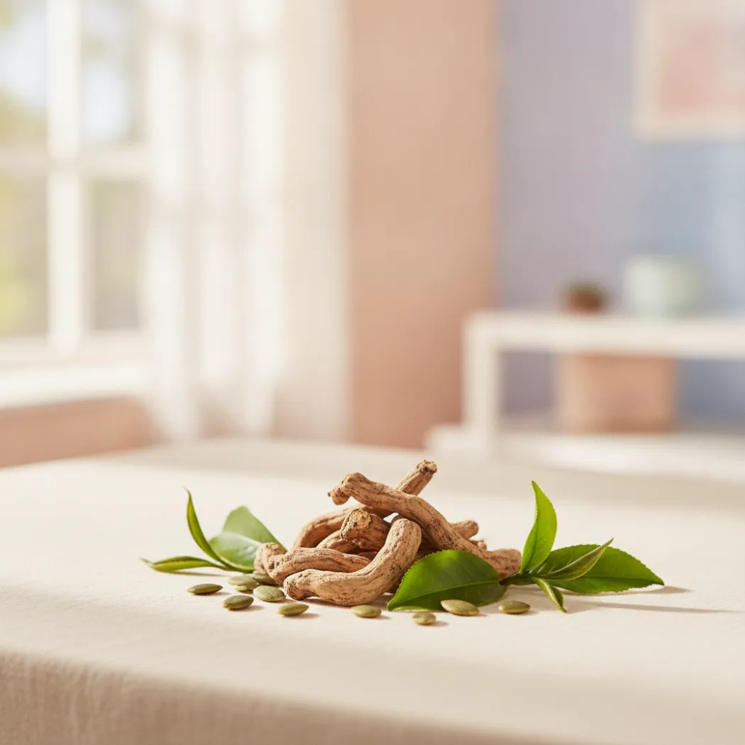 Ashwagandha et thé vert, actifs du SuperCalm d'AplusNutri