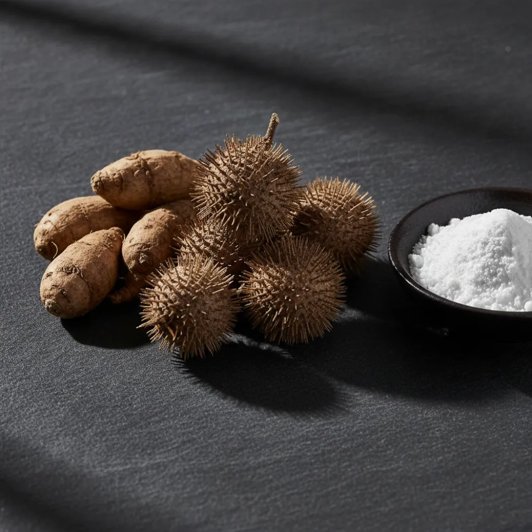 Tribulus, maca et poudre d'arginine, actifs du Testo Max de Laborantin