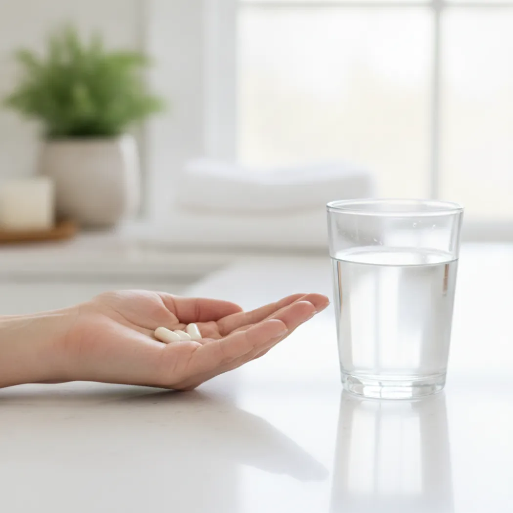 Trois gélules de collagène marin Nutrimea, la dose journalière de 900 mg