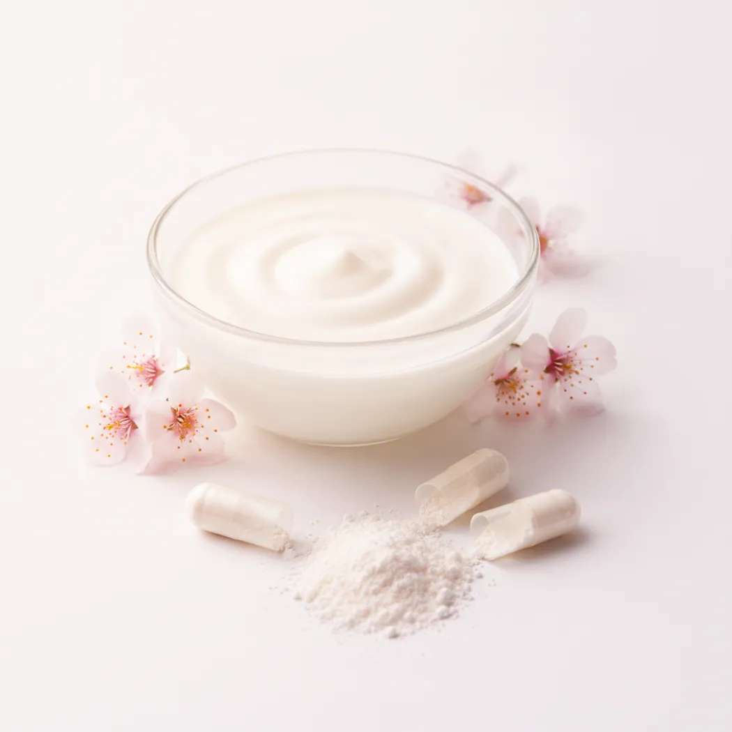 Probiotiques et yaourt, illustration de la flore intime visée par le Vaginal Health de SuperSmart